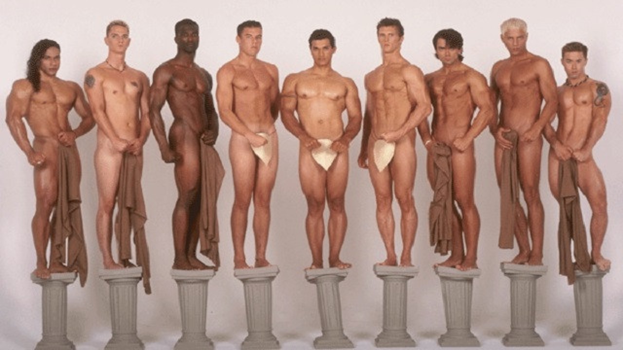 ANCIENT GREEK GAMES Naked Muscular Athletes Wrestle More Videos 