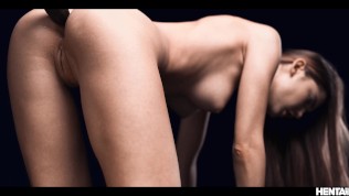 Hot Russian babe filled up with cum and fucked in all holes