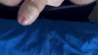 Veiny cock semi to cum