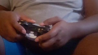 Chubby Gamer Snacks On Some Takeout