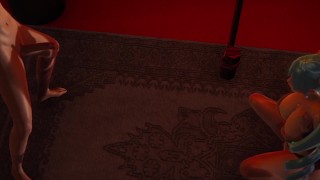 Sona from League uses a dildo in front of you (Test 2)