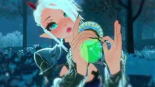 18+ ASMR VR RP "Hot Elven Girl heals you up with her tongue" LEWD Ear Licks - Kissing - Moaning