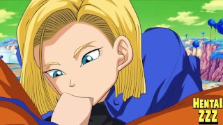 Dragon Ball Z Goku Android 18 Blowjob Hentai