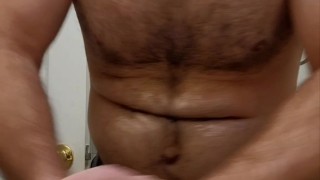 Muscle bear flexing in boxer briefs!!!