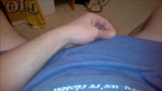 Hot teasing wank by nice cock