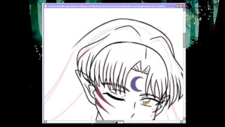 Speed Paint - Sesshomaru el amo bonito