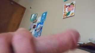 Stroking my Cock on a Cold Day