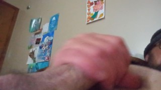 Stroking my Cock on a Cold Day