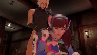 Game Stream - Fuck D.Va - Sex Scenes