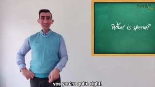 STEP GAY DAD - SEX EDUCATION - YOUR TEACHER GIVES THE ULTIMATE LESSON DEMONSTRATING ON A BAD STUDENT