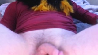Hot furry Liger getting hole stretched