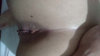 Anal creampie | he cums in my ass