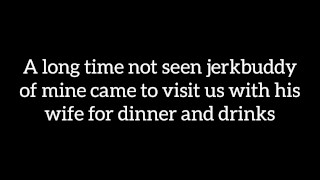 old jerk off buddy gives me handjob with gloves while wives are shopping