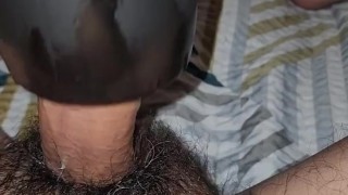 Trying a new toy on my cock