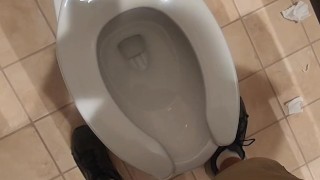 Clean restroom piss