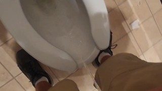 Clean restroom piss