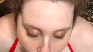 Submissive pawg facial 😍🔥🥵🤤