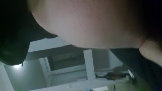 Cute pup display his hole for the cam [very amateur]