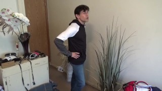 Running Team Evening Jog Naked XXX Surprise!