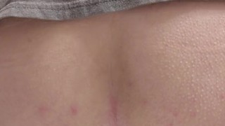 Close up of hot ass creaming on BBC