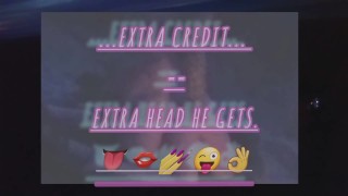 Worried Teacher, gives Seducing Student, EXTRA CREDIT to Slip aHEAD of Class! ROUND 2