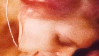 THROAT GODDESS SMOKING a red 100 AN SLOW SUCKING MY DADDY DICK