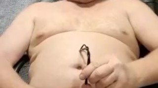 stretch small dick with pissing