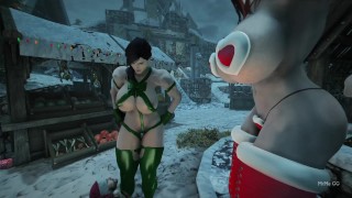 Growing Christmas Angels - Skyrim Giantess