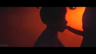 A Beautiful Girl Left Alone With 2 Guys In The Jungle - Wild Life - 3D porn 60 FPS - Hentai + POV