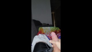 Couch Quickie Cumshot in 4K