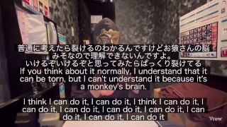 【日本語英語字幕有】男子校の男の子が初めてオナホールを買った時の話