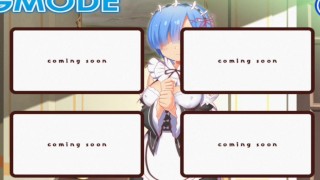 Rem waifu Re zero anime hentai