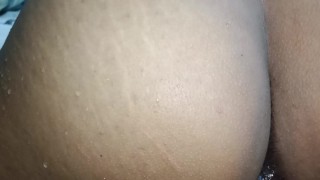 First Time Putting in the Large Butt Plug