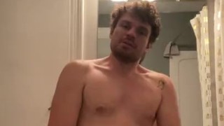 Pre shower strip and cum