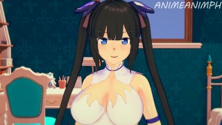 Fucking Hestia from Danmachi Until Creampie - Anime Hentai 3d Uncensored