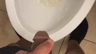 Pissing with a semi