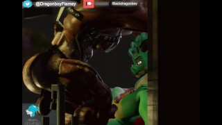 Dragonboy and Big Horse boy - Furry animation gay full