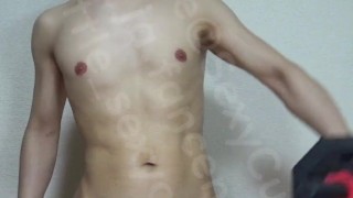 my body condition from workout Part1 【gay】【boy】【cute】【hand job】【 male moaning】
