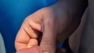 I got horny during work and had to JERK OFF and CUM