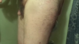 Vibrator play time in the shower