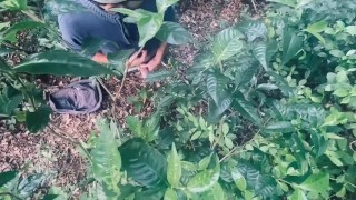 A View From Above - Forest Masturbation