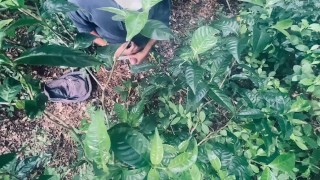 A View From Above - Forest Masturbation