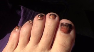 Feet Quick Peak Frangelicas Feet BBW Amateur MILF Painted Toes Cute Feet Panties PlanetFunCamp Dagon