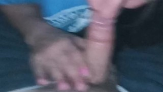 Surprised to friends mom swallowing my cum