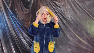 Sexy FUNNY bunny JOI jerk off instructions! in cute pyjama!