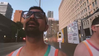 Hung Pakistani Top Fuck THICC Bottom in PUBLIC which neighbor enjoying the view