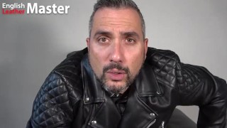POV leather glove worship with English Leather Master GOM HOM PREVIEW