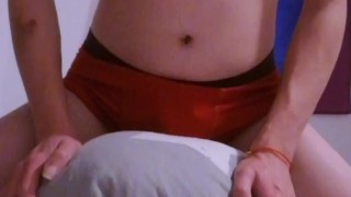 Pleasuring myself with my sheets - CourageousVixen