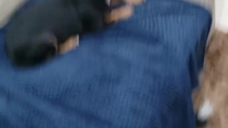 My husband arrived at home and recorded me taking a shower