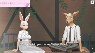 Haru's secret life Chapter #1 sexy furry bunny [Full Gallery hentai game] Beastars